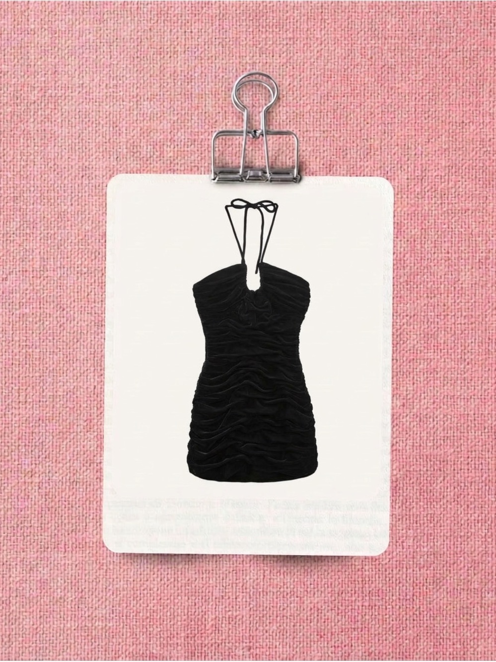 Black Ruched Skirt